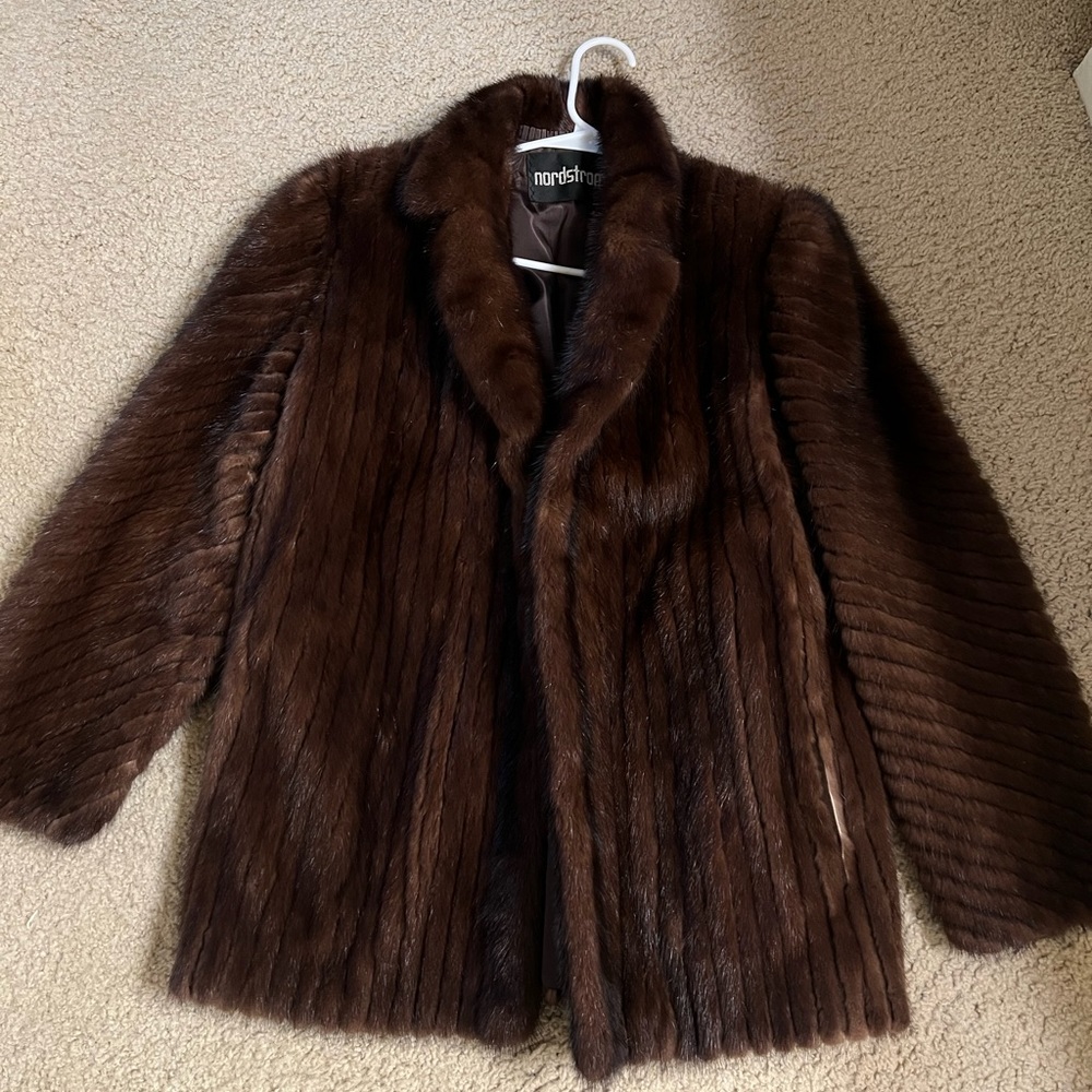 Nordstrom brand new mink fur coat